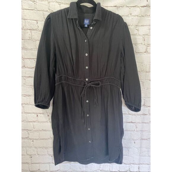 Gap long sleeve button down dress - Picture 6 of 10